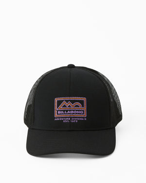 Billabong Walled Adiv Trucker Hat-Black— Alternate View