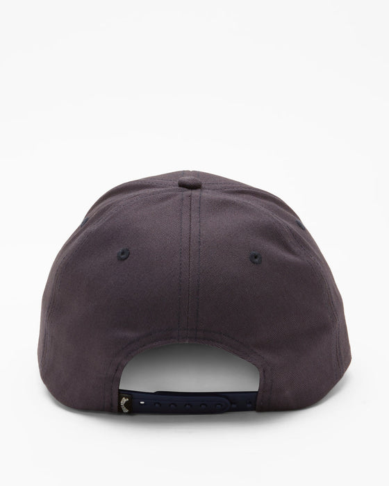 Billabong Walled Snapback Hat-Navy Blue