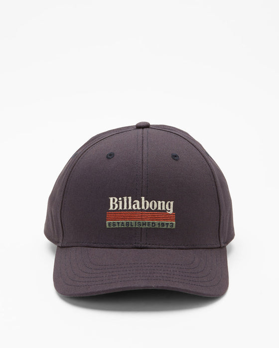 Billabong Walled Snapback Hat-Navy Blue