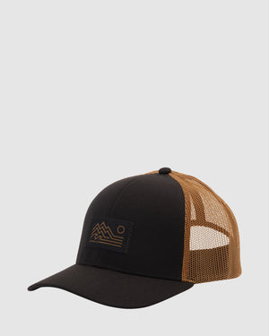 Billabong Adiv Range Trucker Hat-Black/Tan