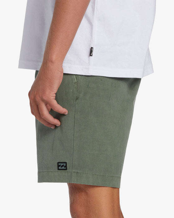 Billabong Crossfire Wave Washed Shorts-Sage