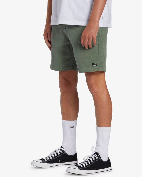 Billabong Crossfire Wave Washed Shorts-Sage