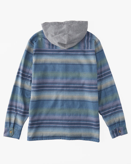 Billabong Baja Flannel L/S Shirt-North Sea