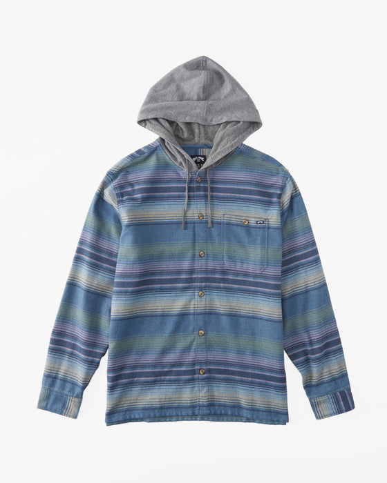Billabong Baja Flannel L/S Shirt-North Sea