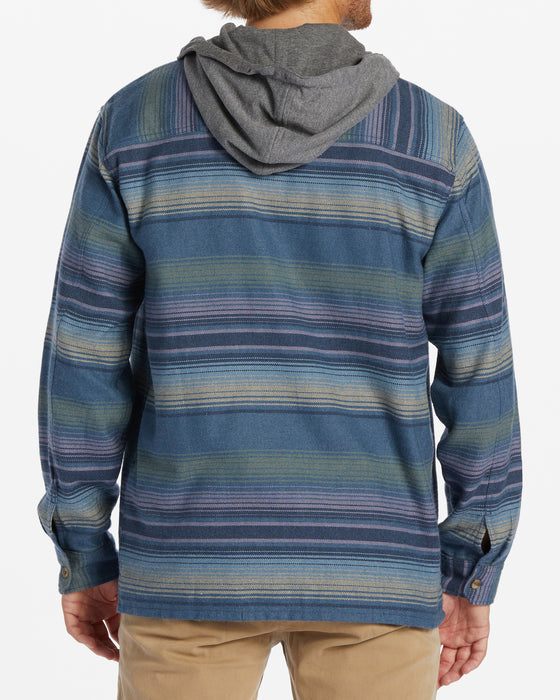 Billabong Baja Flannel L/S Shirt-North Sea