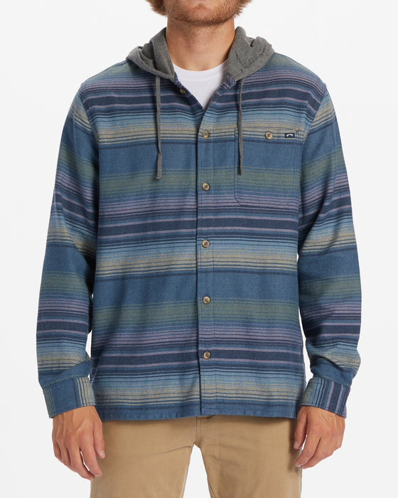 Billabong Baja Flannel L/S Shirt-North Sea