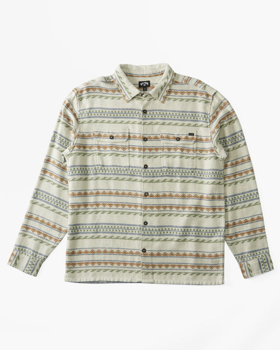 Billabong Offshore Jacquard Flannel L/S Shirt-Chino