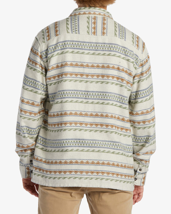 Billabong Offshore Jacquard Flannel L/S Shirt-Chino