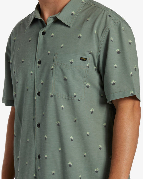 Billabong Surftrek Trail S/S Shirt-Sage