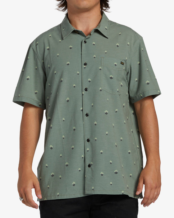 Billabong Surftrek Trail S/S Shirt-Sage