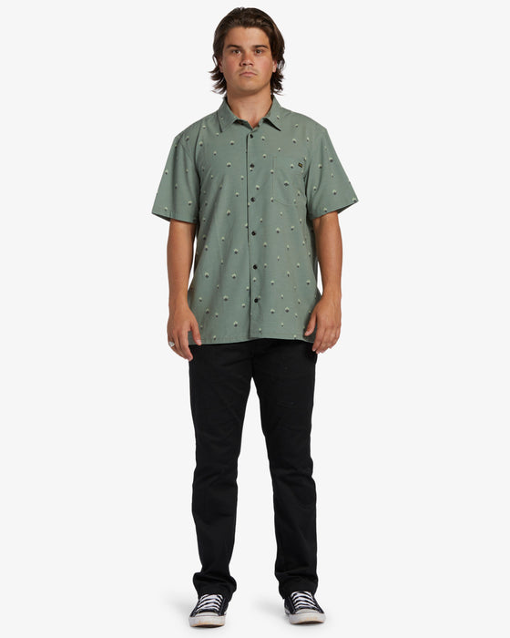 Billabong Surftrek Trail S/S Shirt-Sage