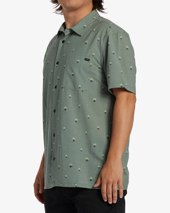 Billabong Surftrek Trail S/S Shirt-Sage