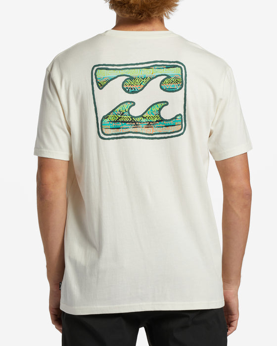 Billabong Crayon Wave Tee-Off White