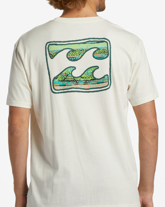 Billabong Crayon Wave Tee-Off White