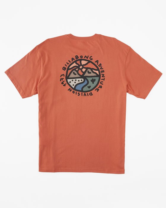 Billabong Frontier Tee-Coral