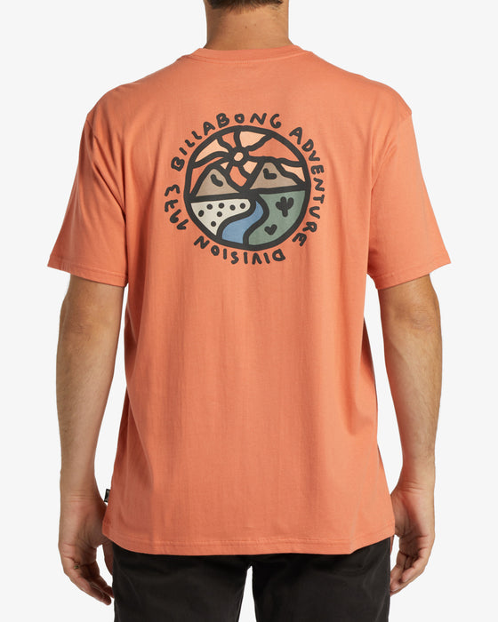 Billabong Frontier Tee-Coral
