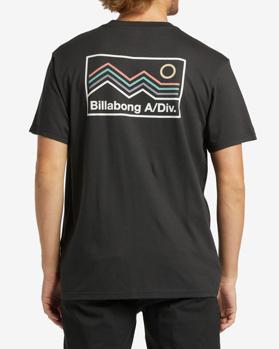 Billabong Range Tee-Washed Black