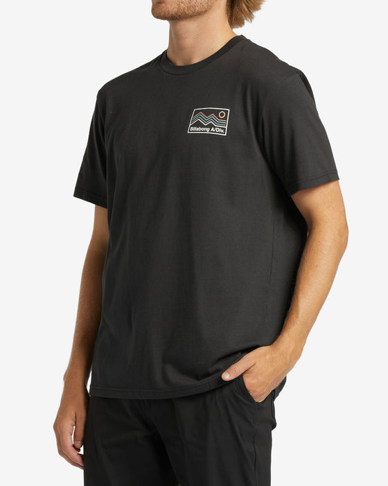 Billabong Range Tee-Washed Black