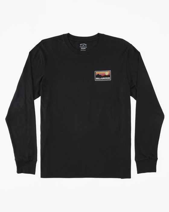 Billabong Range L/S Tee-Washed Black
