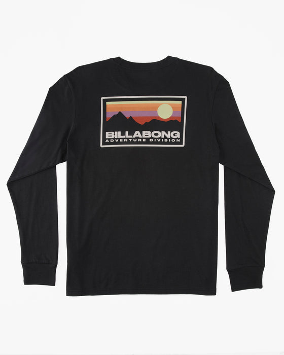 Billabong Range L/S Tee-Washed Black