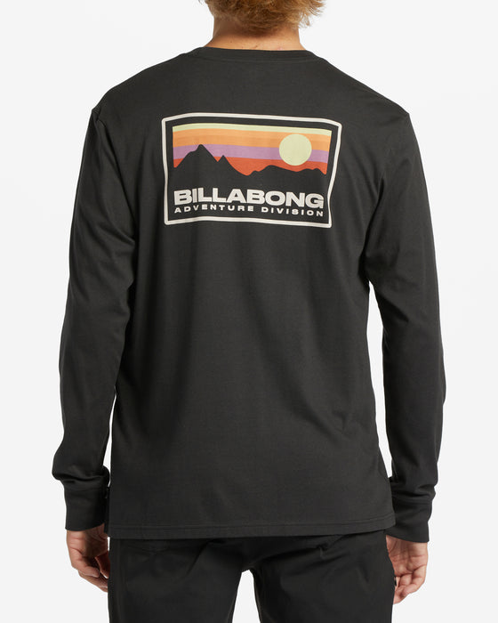 Billabong Range L/S Tee-Washed Black