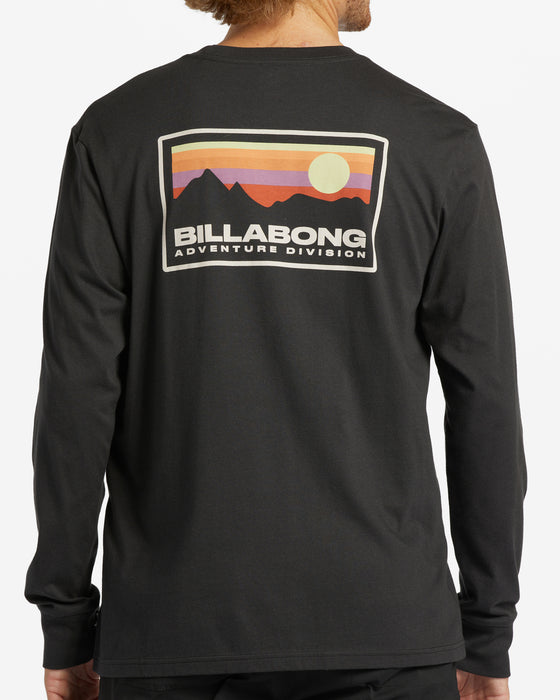 Billabong Range L/S Tee-Washed Black