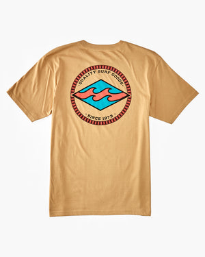 Billabong Rotor Diamond Tee-Dusty Gold