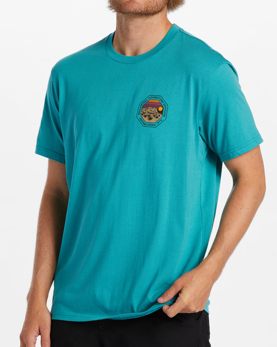 Billabong Rockies Tee-Seagreen