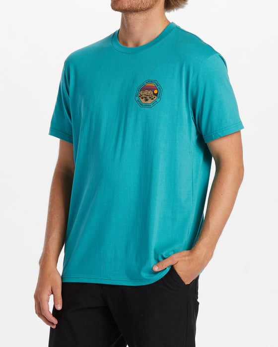 Billabong Rockies Tee-Seagreen