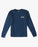 Billabong Fragment L/S Tee-Dark Blue