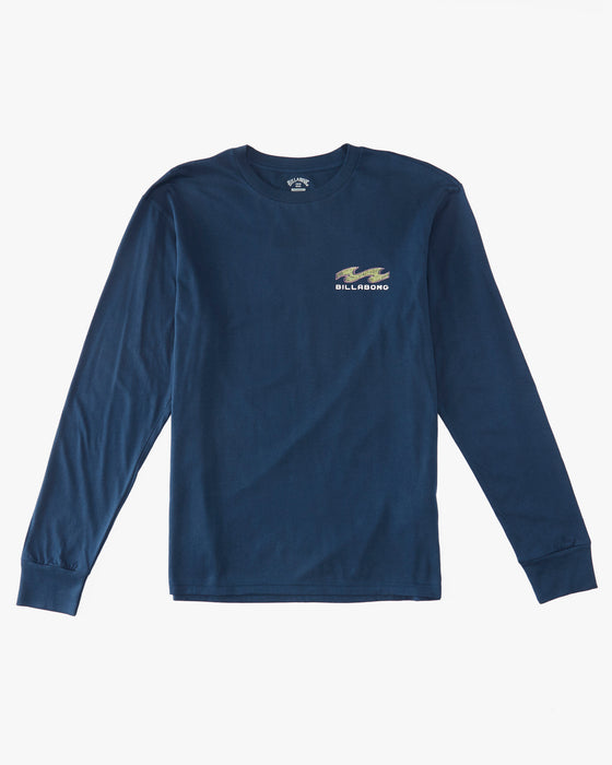 Billabong Fragment L/S Tee-Dark Blue