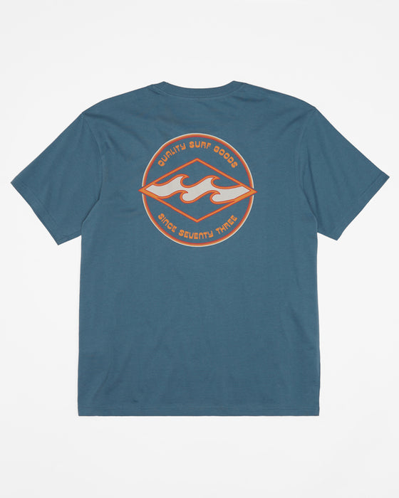 Billabong Rotor Diamond Tee-Vintage Indigo