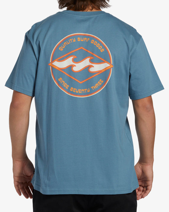 Billabong Rotor Diamond Tee-Vintage Indigo