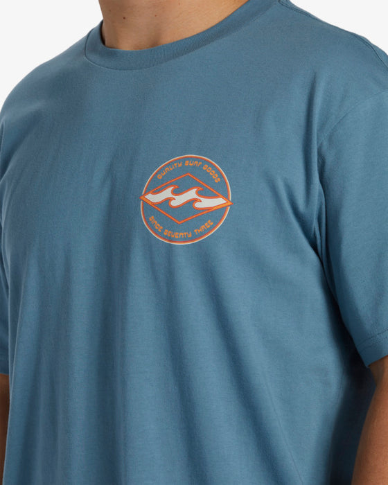 Billabong Rotor Diamond Tee-Vintage Indigo