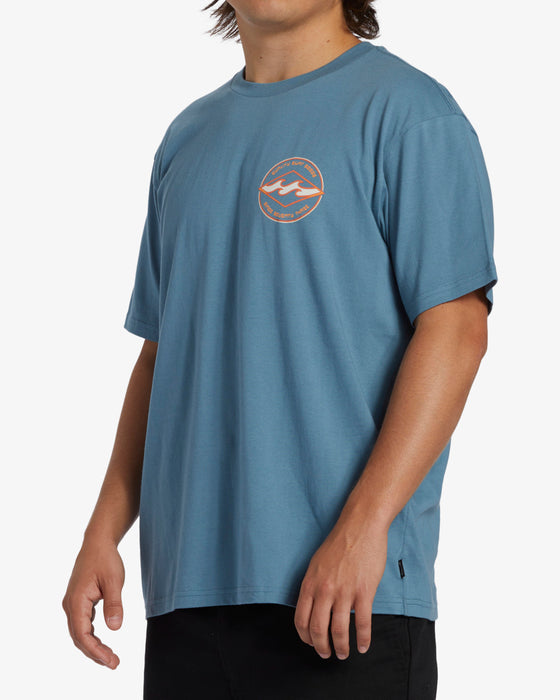 Billabong Rotor Diamond Tee-Vintage Indigo