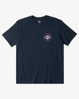 Billabong Rotor Diamond Tee-Navy— Alternate View