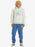Quiksilver Youth Graphic Hooded Sweatshirt-White Marble Heather
