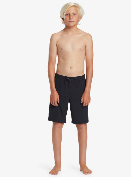 Quiksilver Youth Taxer Amphibian 17 Shorts-Black