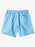 Quiksilver Youth Everyday Solid Volley 14 Boardshorts-Alaskan Blue