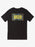 Quiksilver Echoed Beat Tee-Black