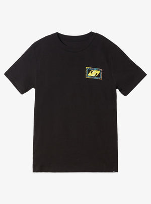 Quiksilver Echoed Beat Tee-Black
