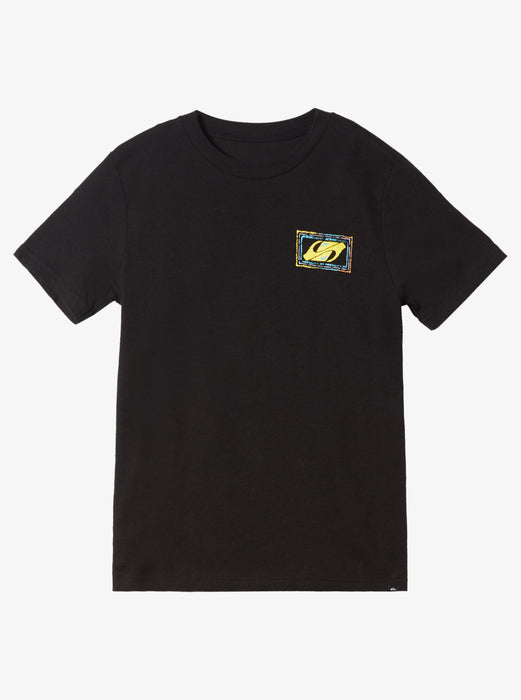 Quiksilver Echoed Beat Tee-Black