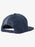 Quiksilver Rat Pack Trucker Boy Hat-Navy Blazer