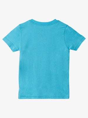 Quiksilver Peaceful Mind Boy Tee-River Blue— Alternate View