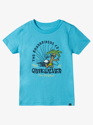 Quiksilver Peaceful Mind Boy Tee-River Blue