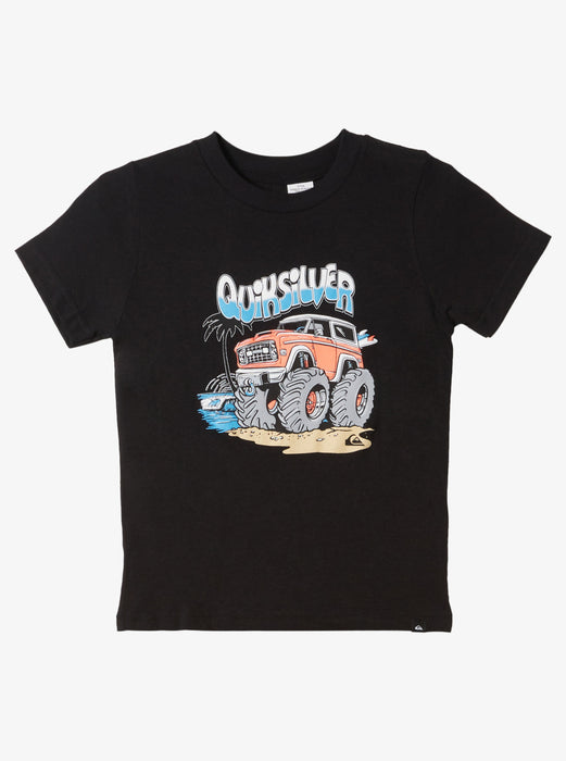 Quiksilver Double Parked Boy Tee-Black