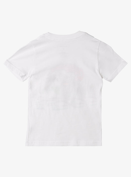 Quiksilver Washed Out Boy Tee-White
