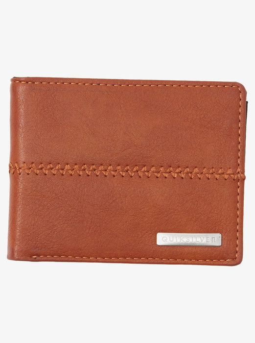Quiksilver Stitchy 3 Wallet-Rubber