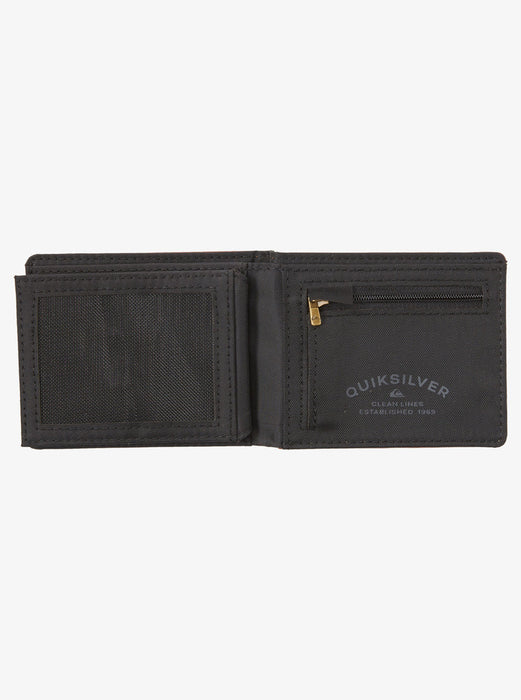Quiksilver Stitchy 3 Wallet-Rubber