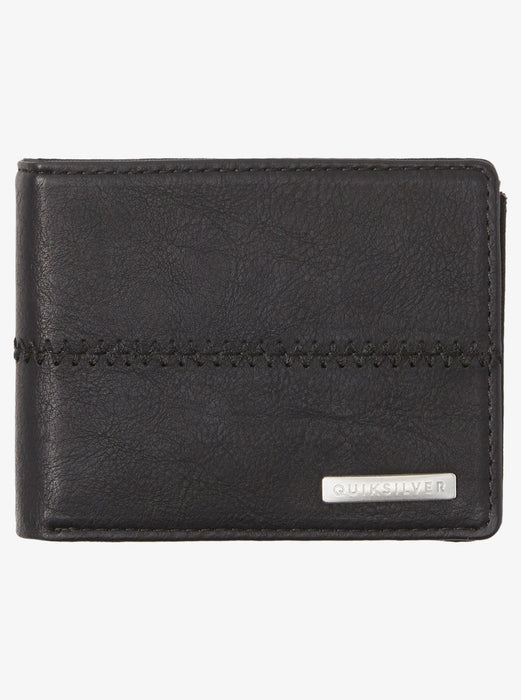 Quiksilver Stitchy 3 Wallet-Black Black